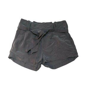2/$30 American Eagle Outfitters Shorts Womens 2 Gray High-Waisted Belt Pockets S